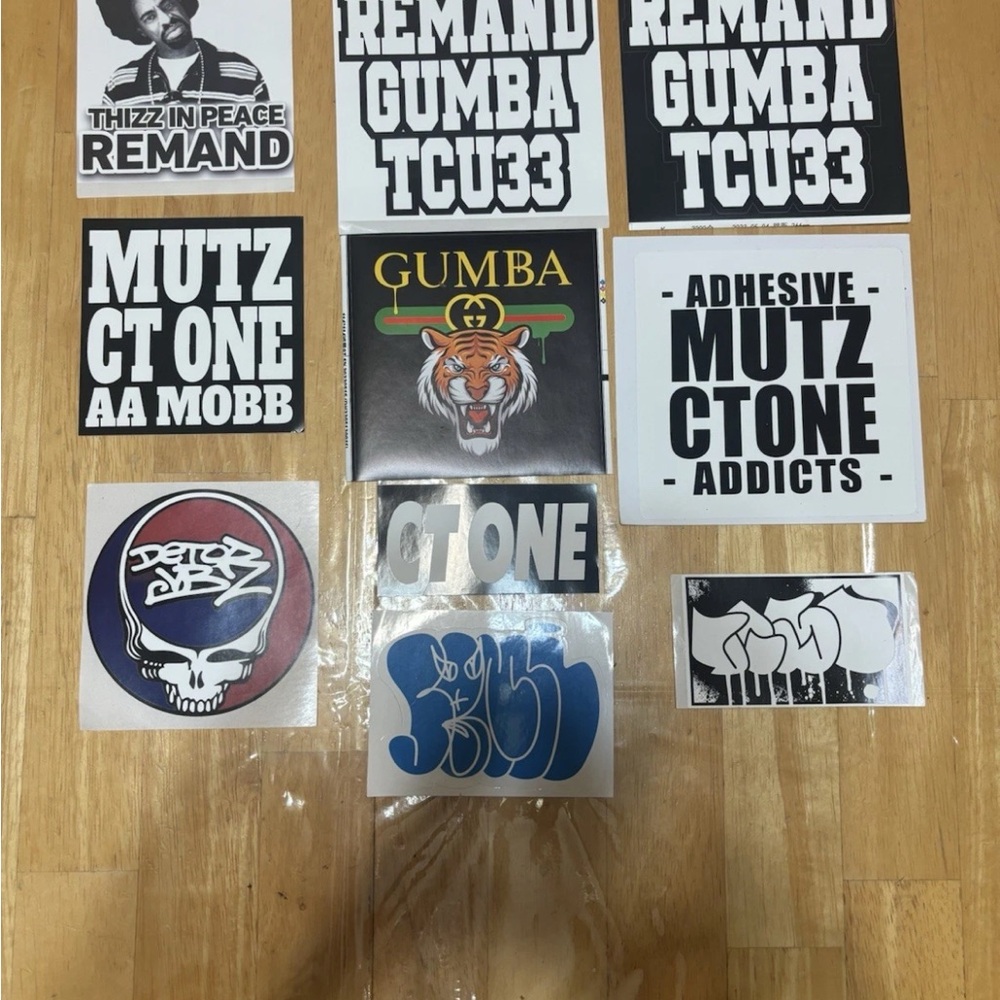 Nyc Graffiti Stickers (eggshell, Vinyl, Rare, Vintage)